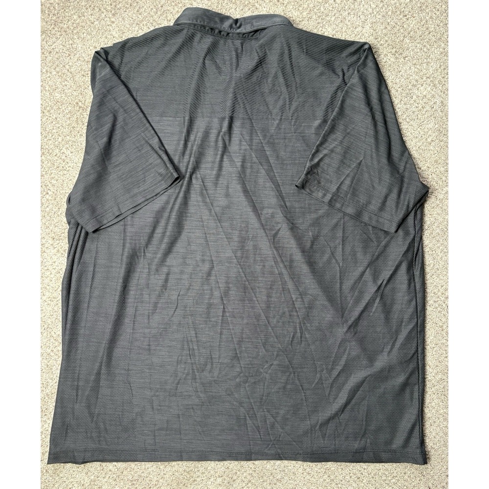 Tommy Bahama Palm Coast Island Zone Polo Shirt Mens 3XL XXXL Gray Short Sleeve - Picture 4 of 8